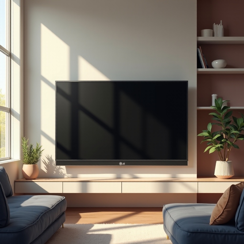 экран телевизора LG погас