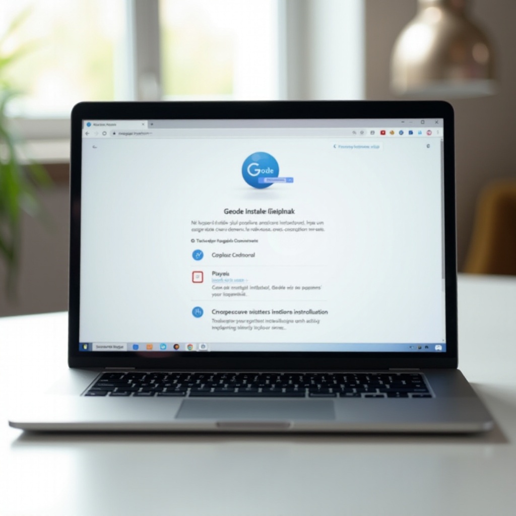 jak zainstalować geode na Chromebooku