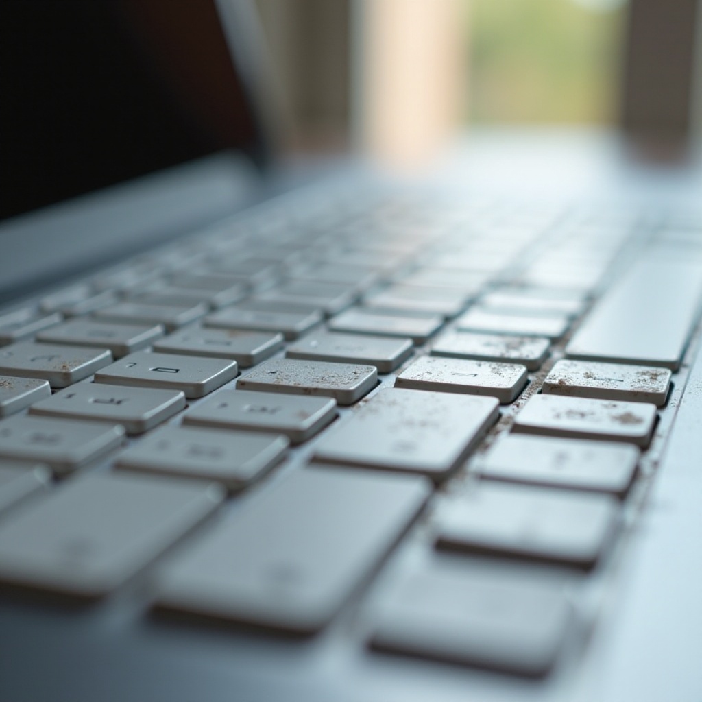 как почистить под клавиатурой Mac