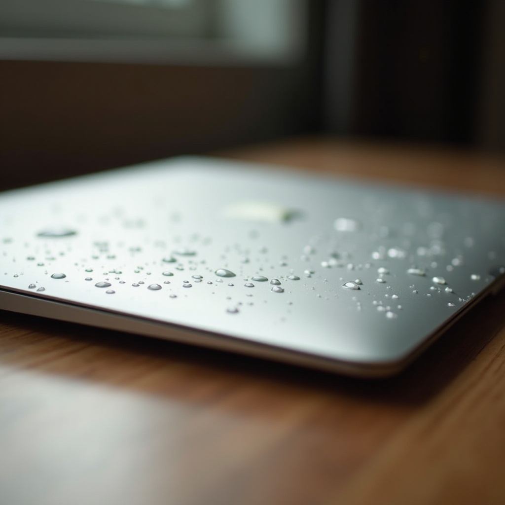 spill water on macbook air