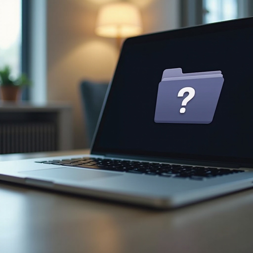 на macbook мигает папка с вопросительным знаком