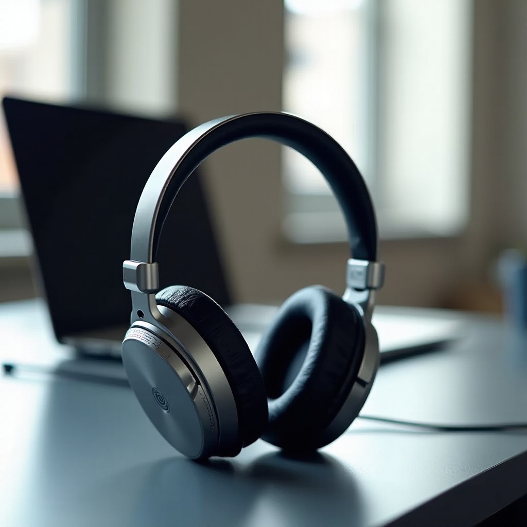 usb-cabled headset with built-in echo cancellation technology.
