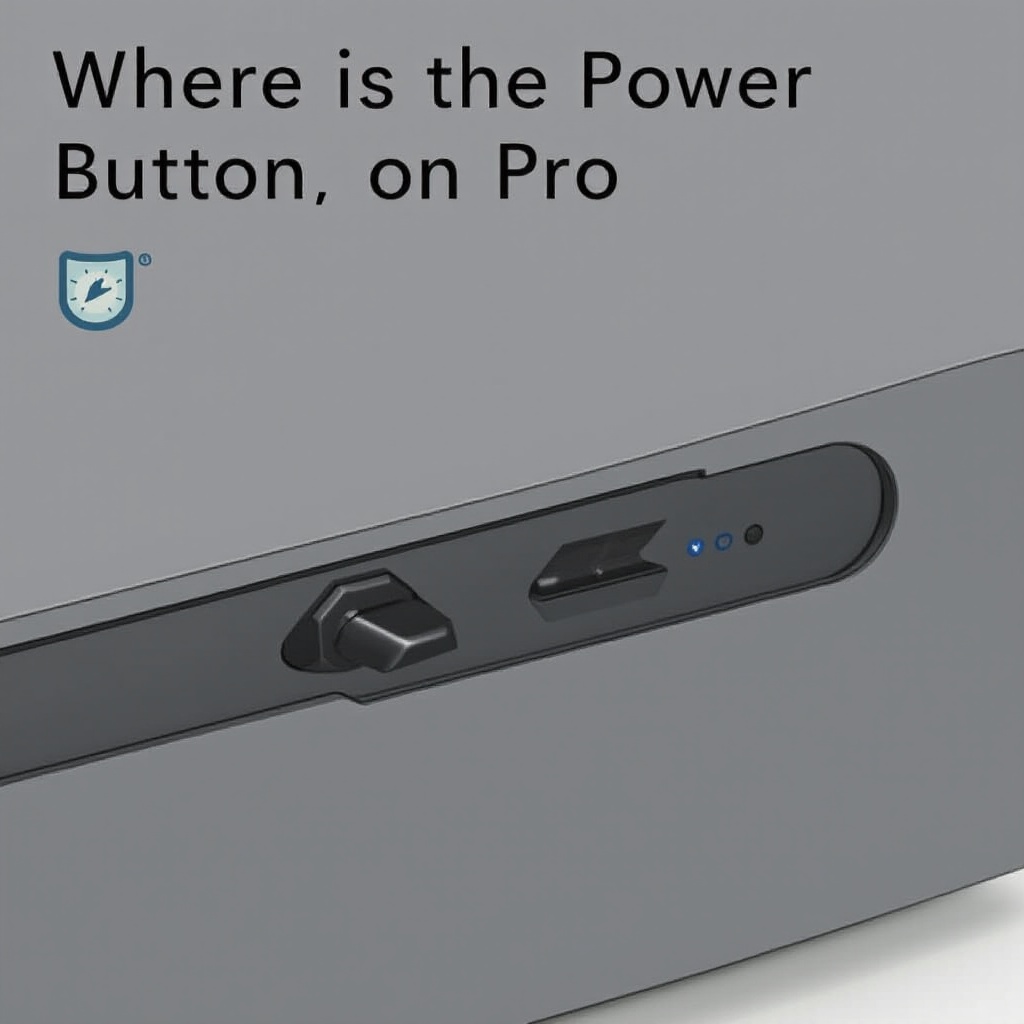 where is power button on ps4 pro