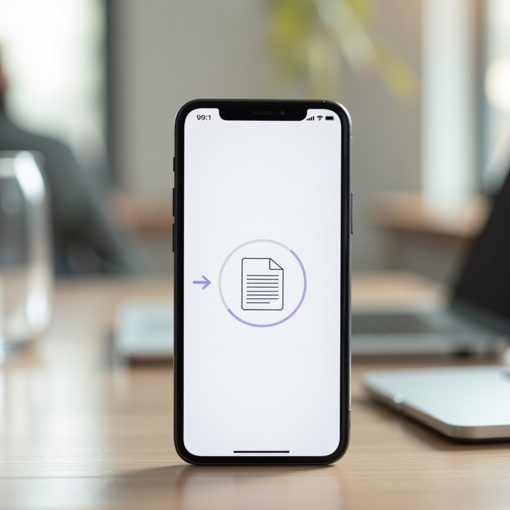 jak przenieść dokument Google do plików na iPhone