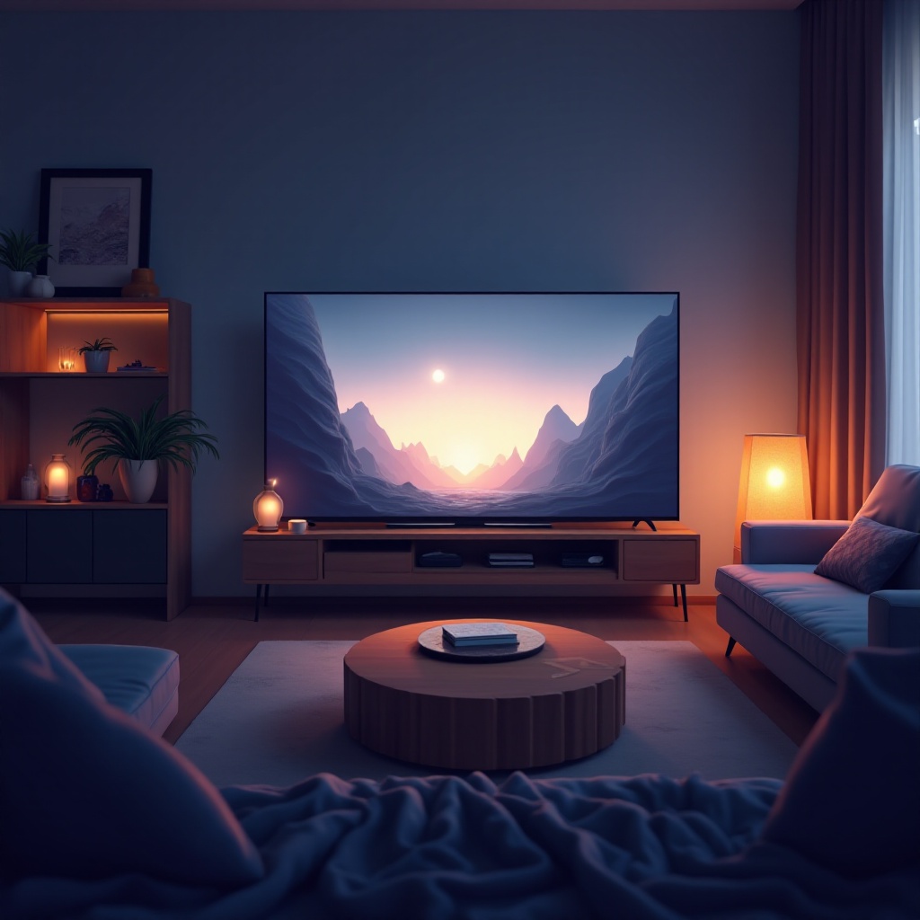 تعتيم شاشة التلفزيون