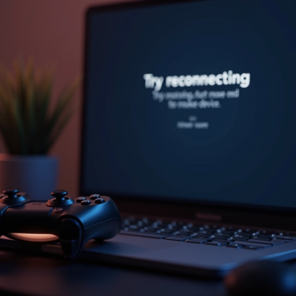 zkuste znovu připojit své zařízení ovladač PS4