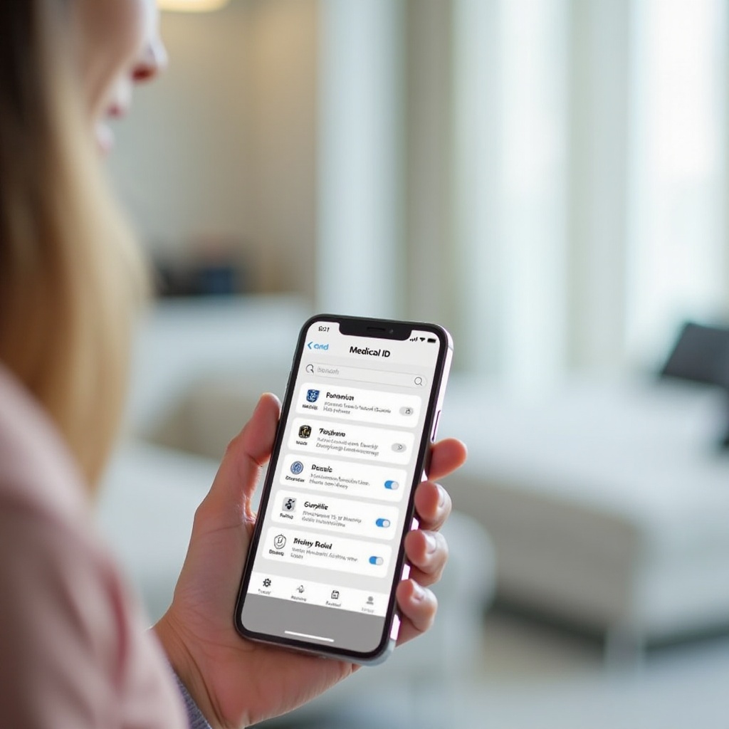 jak získat přístup k lékařskému ID na iPhone
