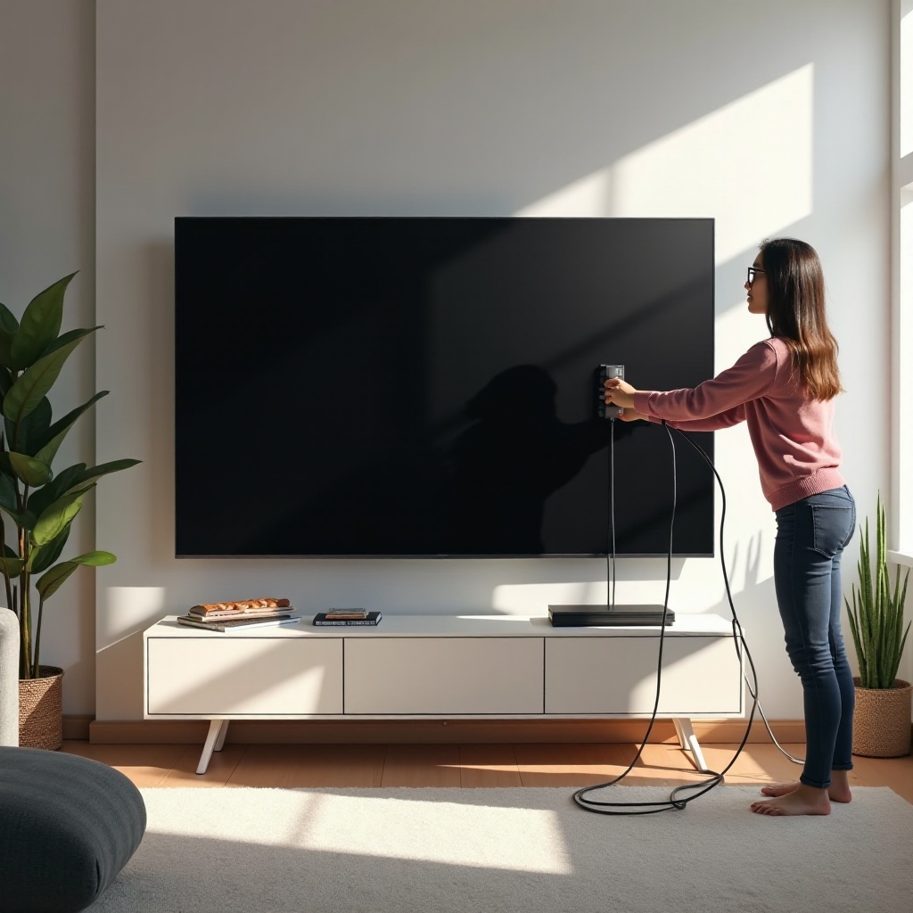 no power on my samsung 75 inch qled smart tv