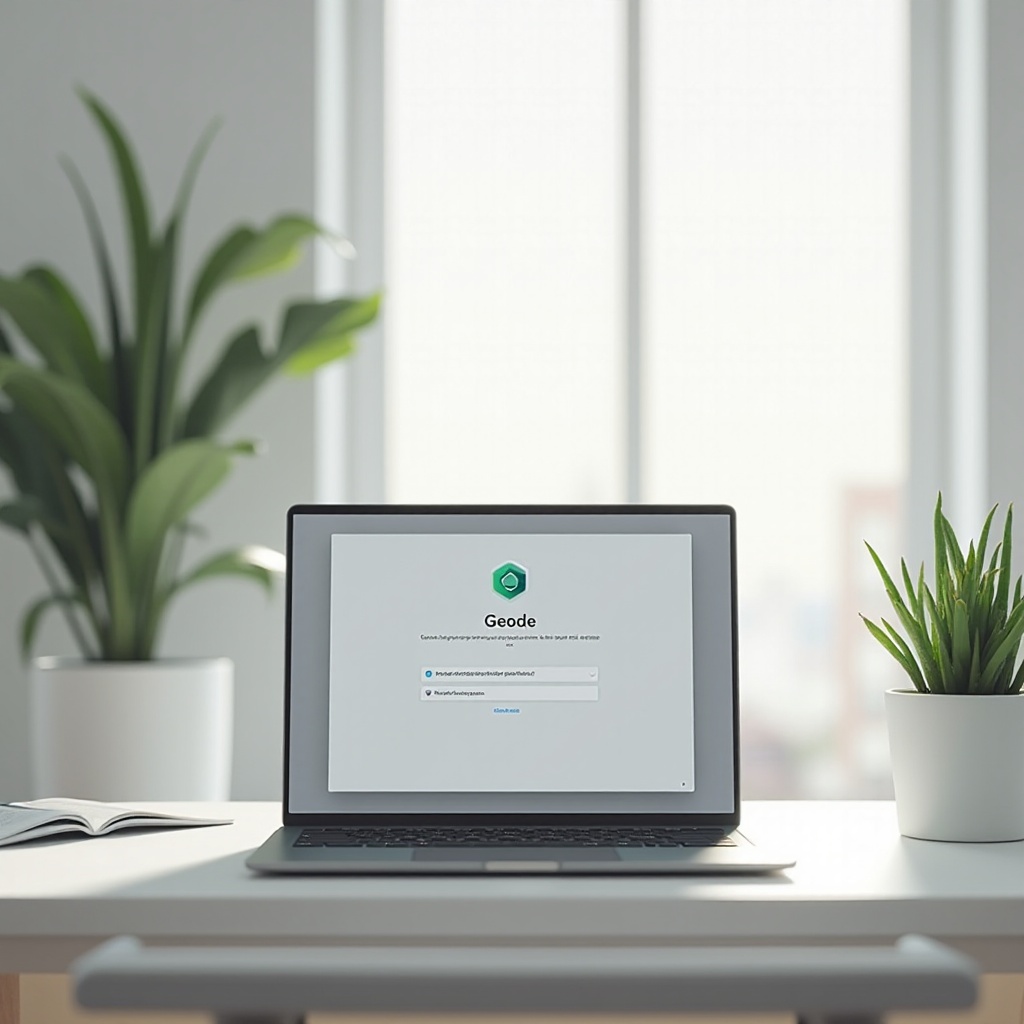 как да инсталирам geode на Chromebook
