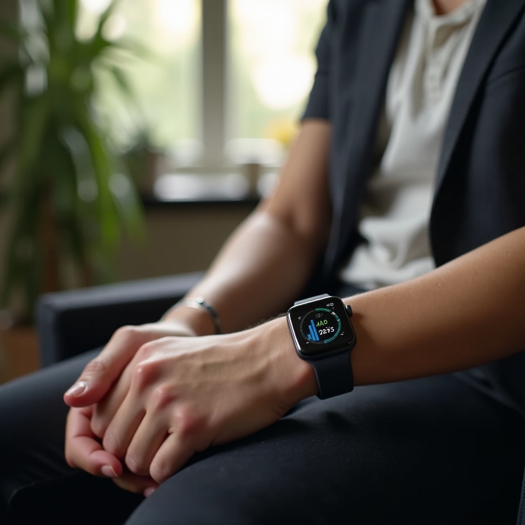 how does smart watch track stress