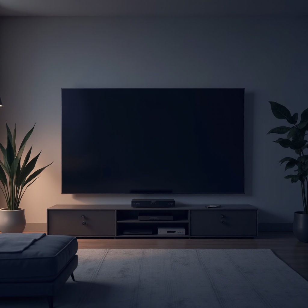 stmívání obrazovky televize