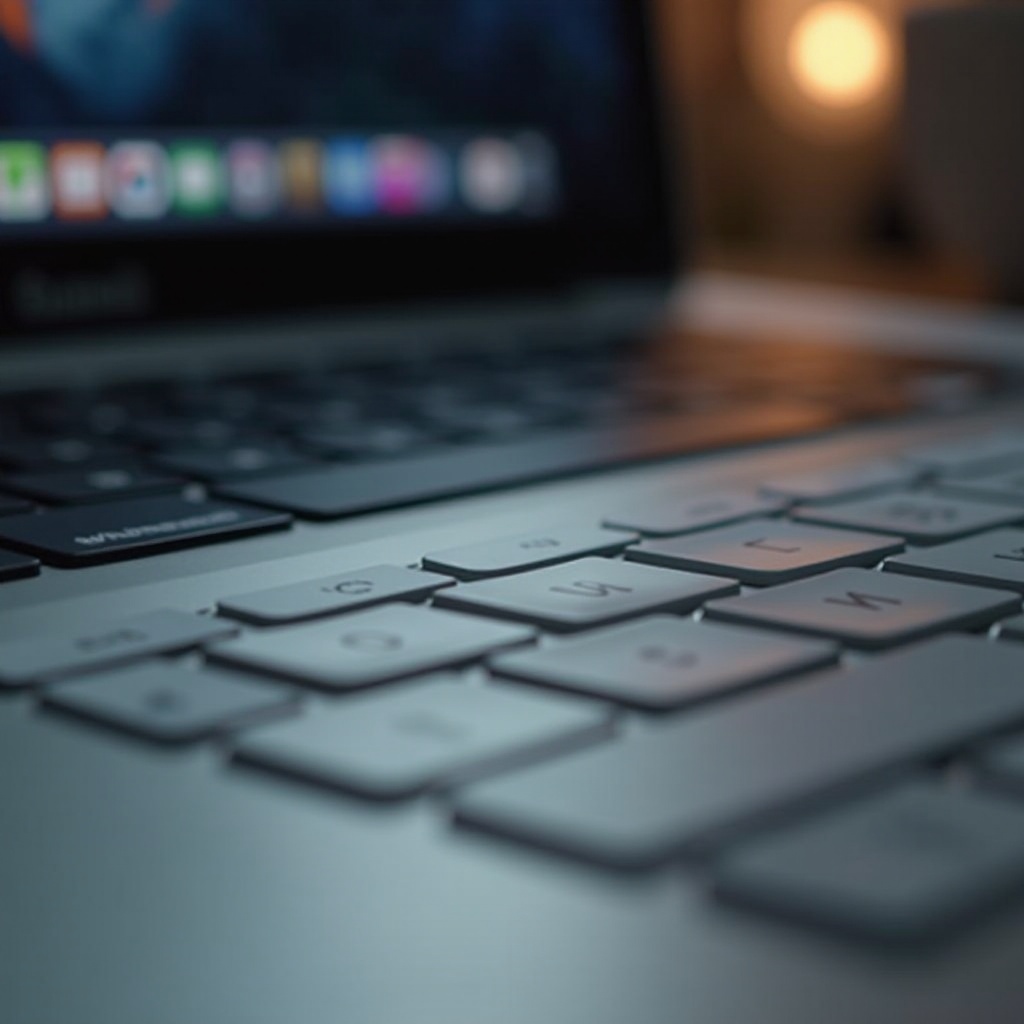 jak wyczyścić pod klawiaturą Mac