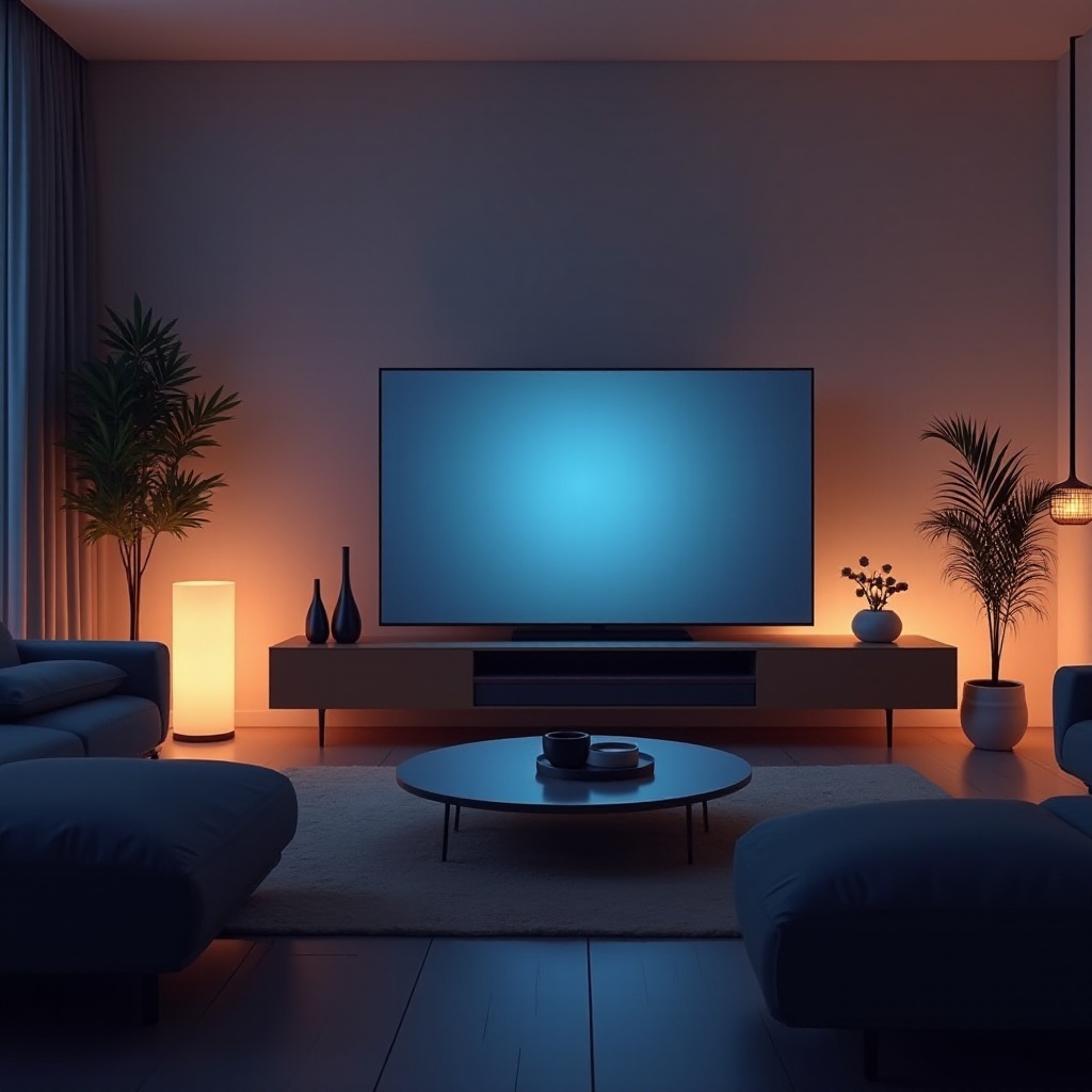 затемнение экрана телевизора