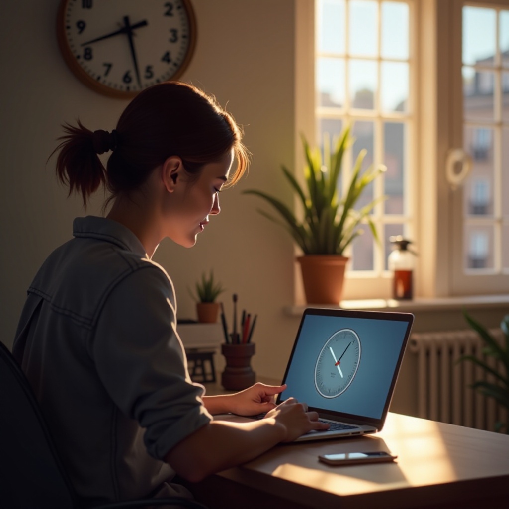 how to fix my time on my macbook