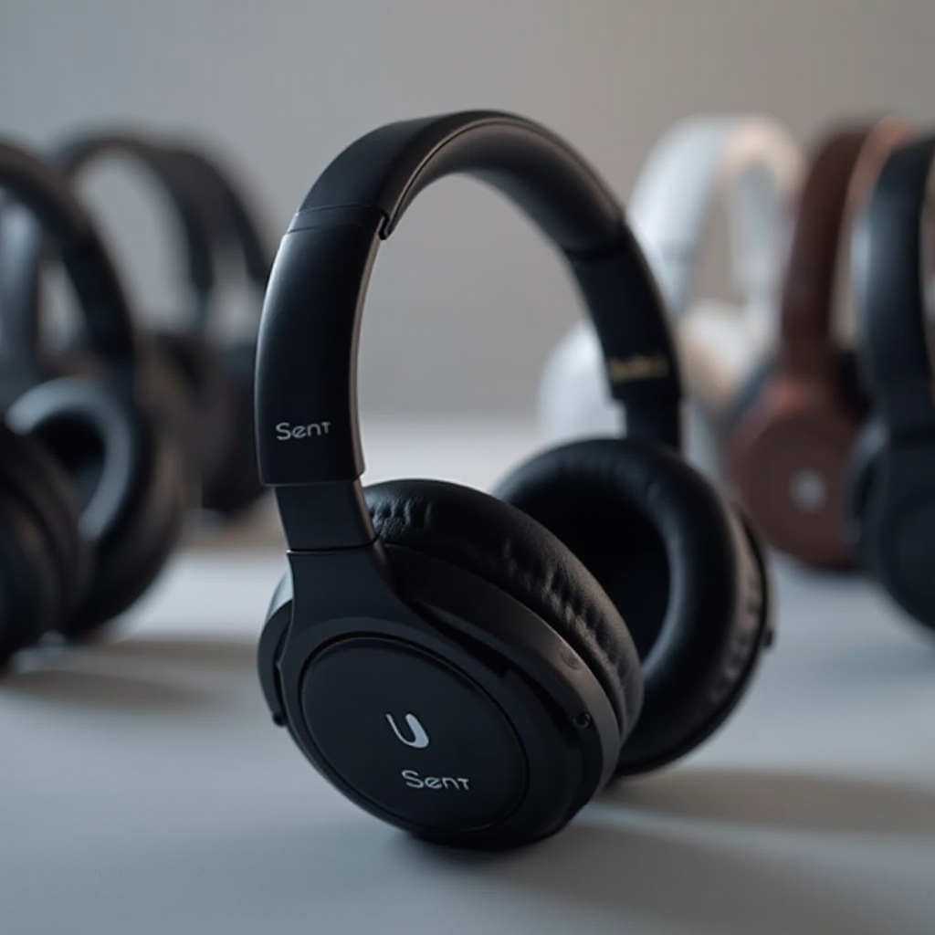 prémiová skládací sluchátka s redukcí šumu -20db odeslána společností Industra