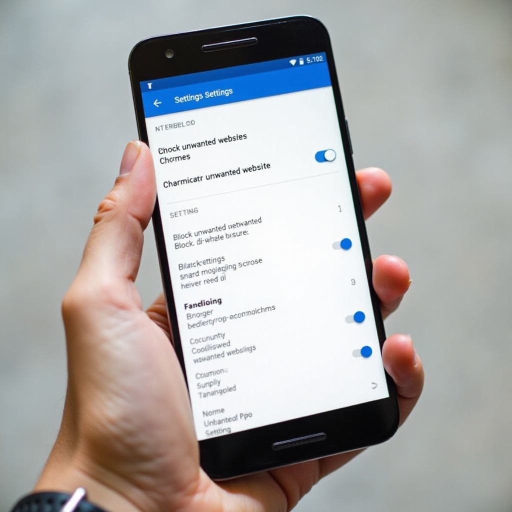 unwanted websites opening automatically in chrome android