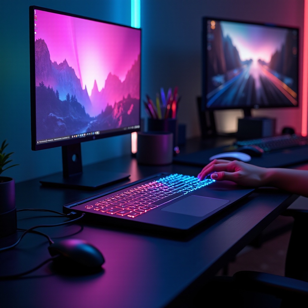 best gaming laptop setup