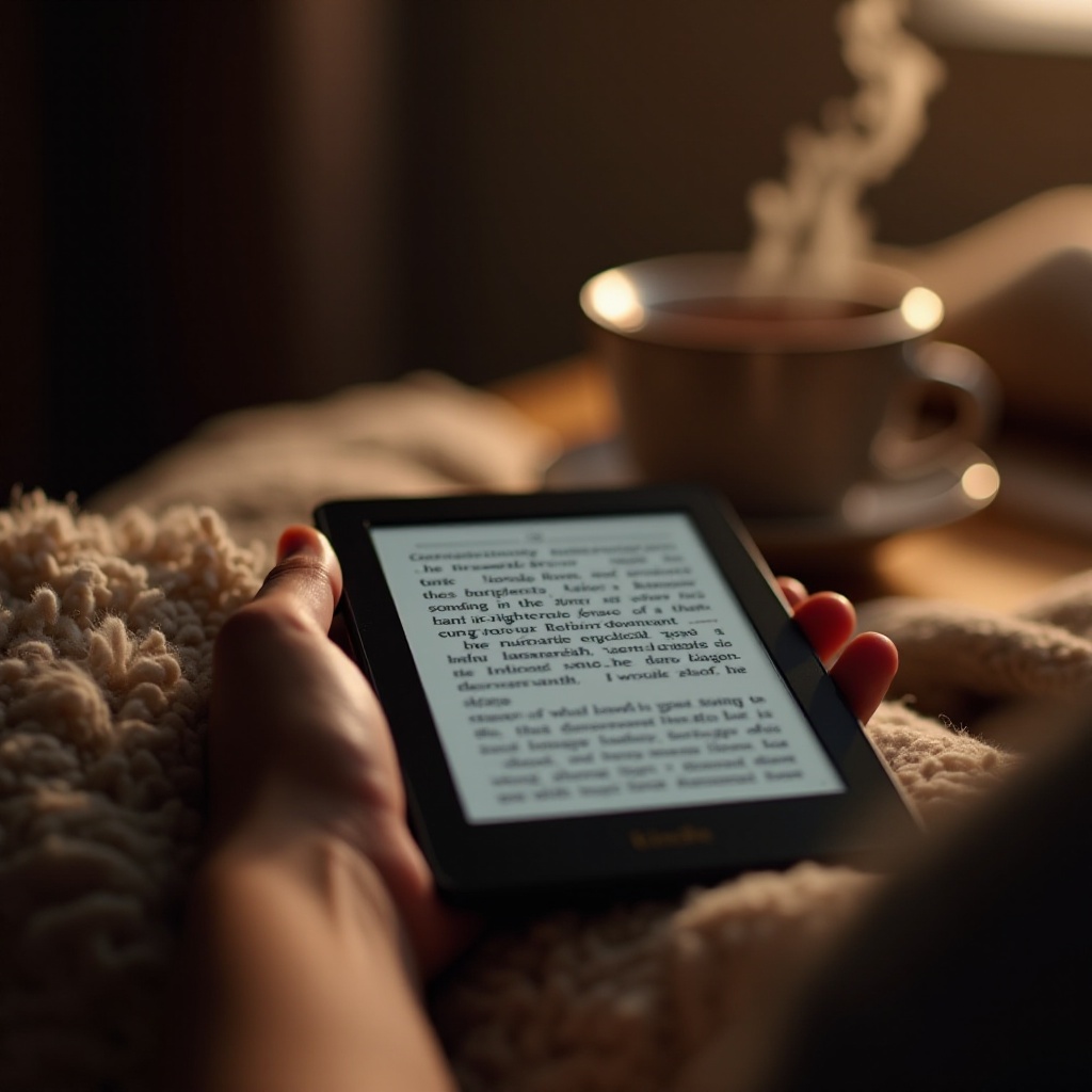 bookmark on a kindle