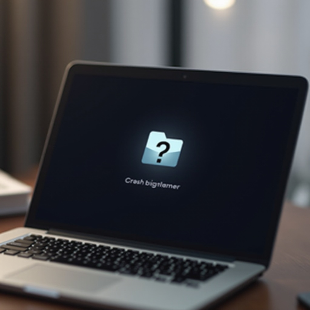 macbook bliká složkou s otazníkem