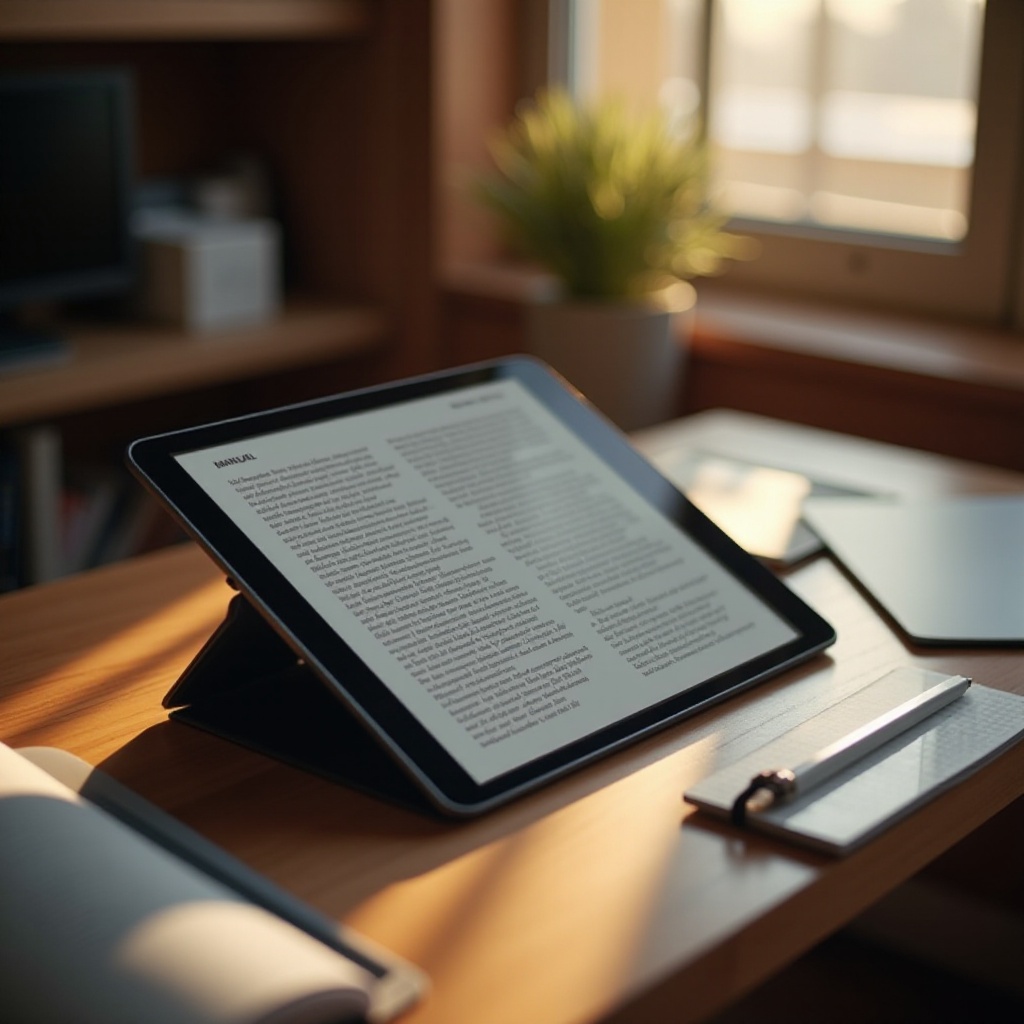 cel mai bun iPad pentru citirea manualelor