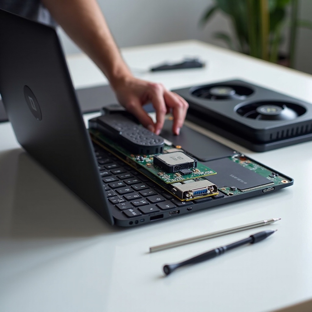 как добавить видеокарту в ноутбук