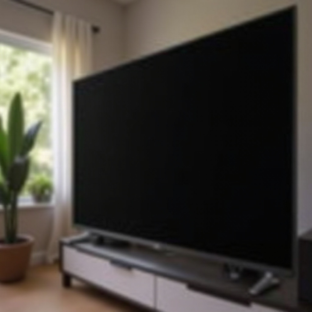 lg tv screen went black