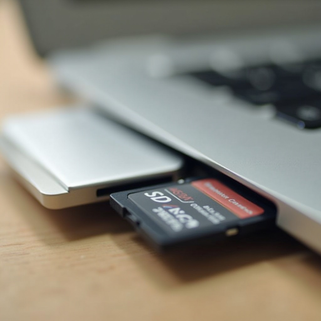 كيفية تهيئة بطاقة SD لجهاز MacBook Air