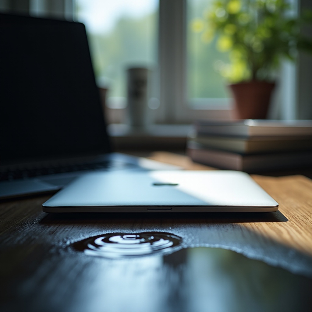 пролити воду на MacBook Air