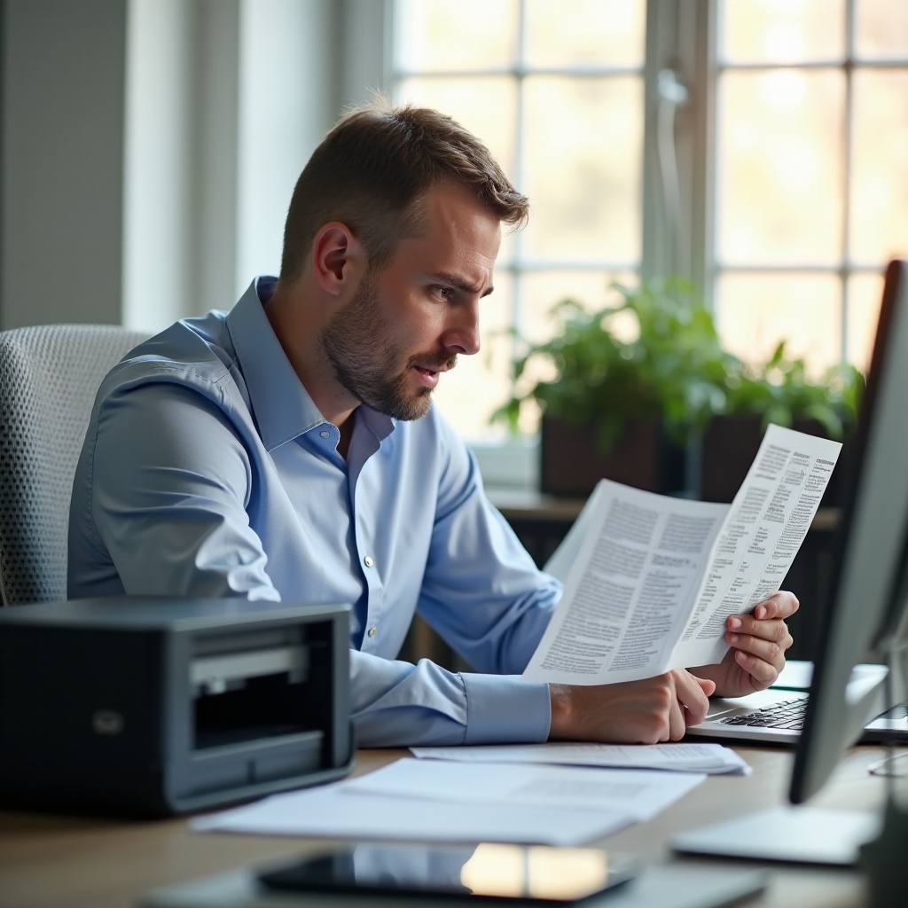 принтер brother печата черни страници
